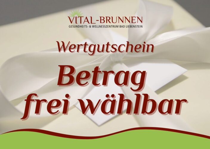 Gutschein freier Betrag